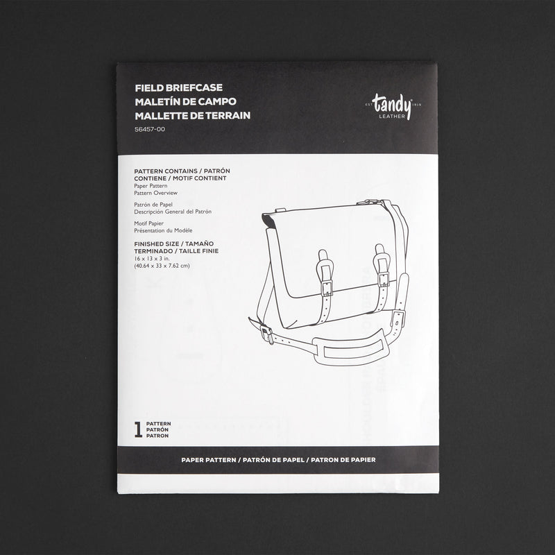 Field Briefcase Paper Pattern