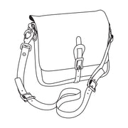 Field Messenger Bag Paper Pattern