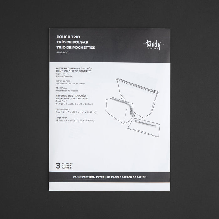 Pouch Trio Paper Pattern