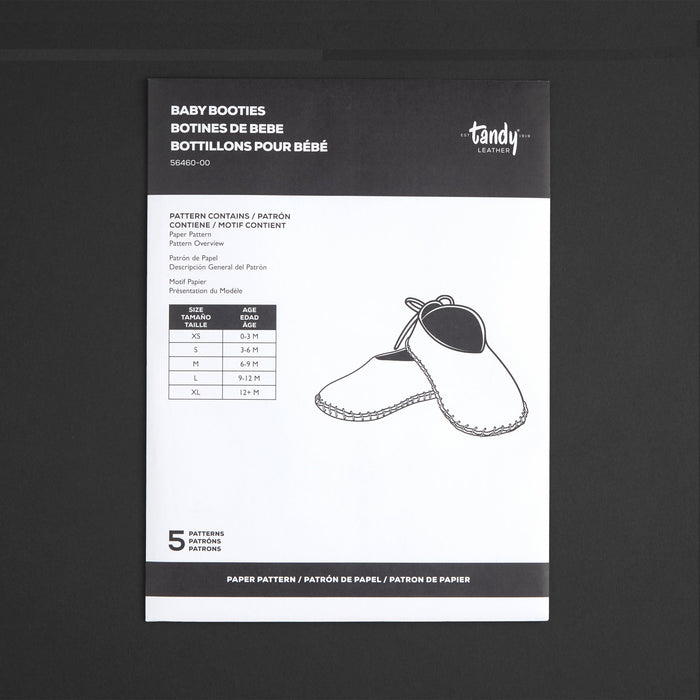 Baby Booties Paper Pattern