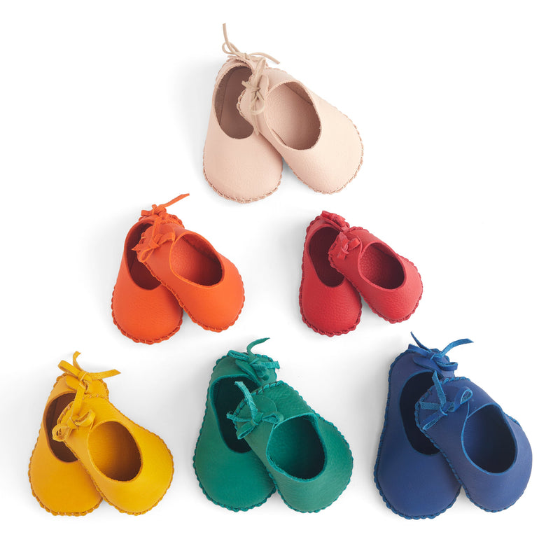 Patron en papier pour chaussons de bébé