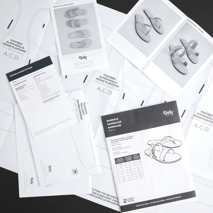 Sandal Paper Pattern