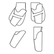 1911 Holster Paper Pattern