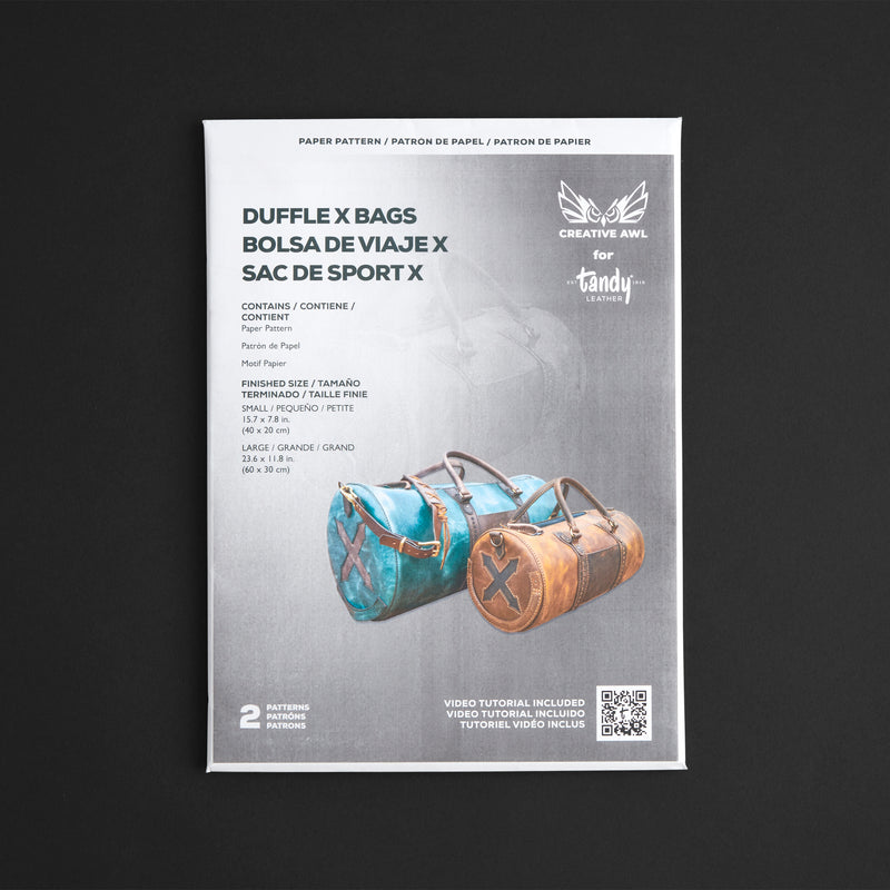 Patron en papier pour sac de sport Creative Awl X