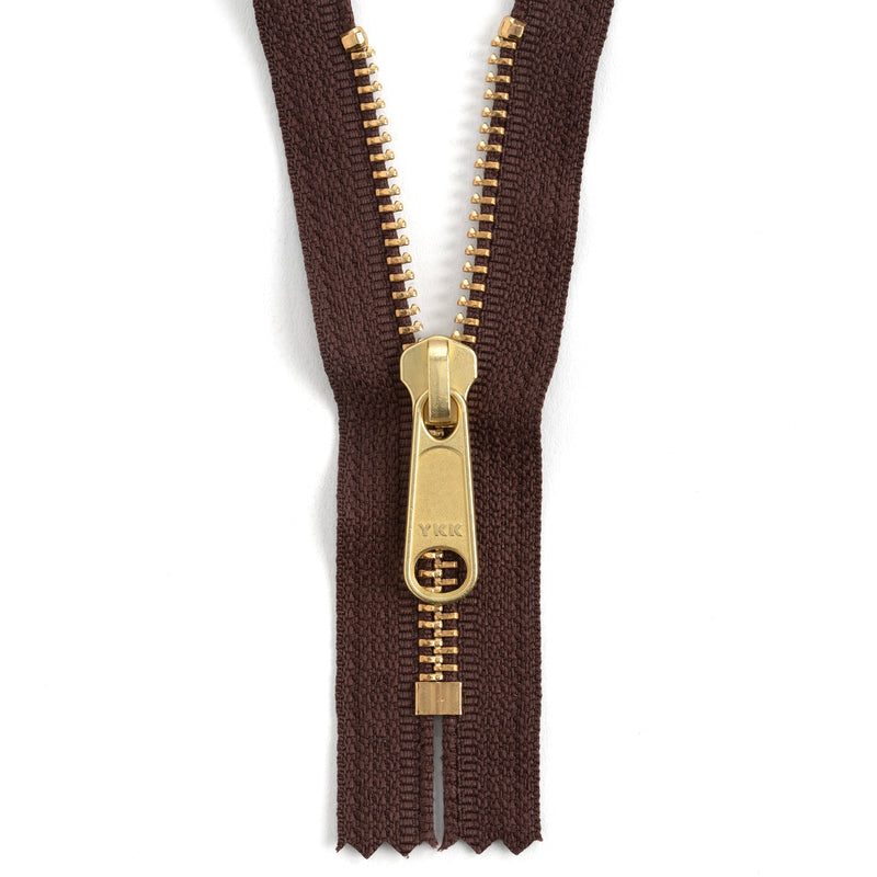 YKK #5 Brass Complete Zipper