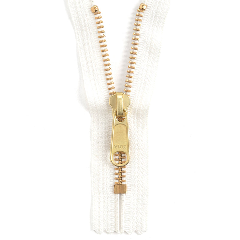 YKK #5 Brass Complete Zipper