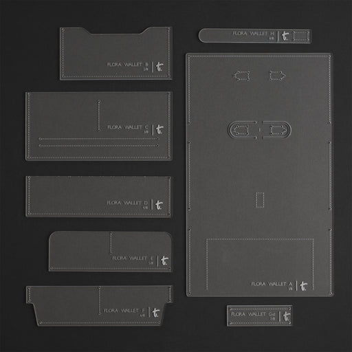 Flora Wallet Acrylic Template