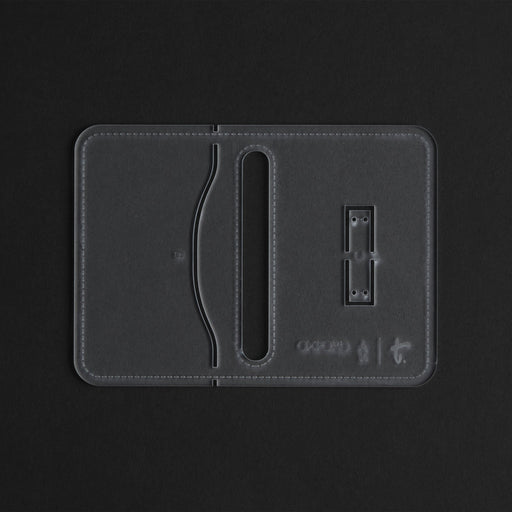 Oxford Coin Pouch Acrylic Template