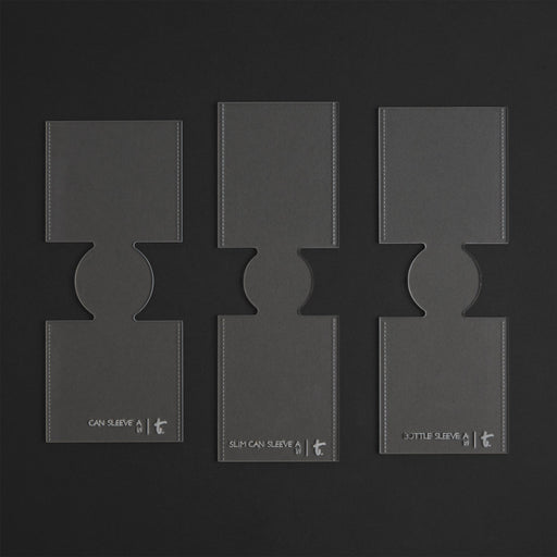 Can Sleeve Acrylic Template Set Of 3