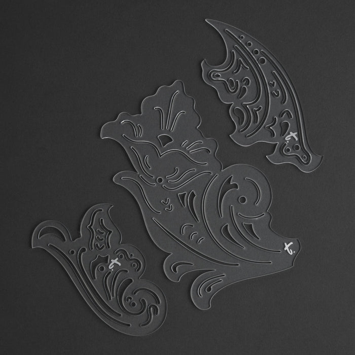 Western Curves Acrylic Template