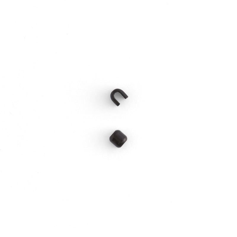 YKK #5 Black Zipper Top Stops 10 Pack