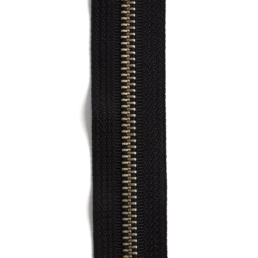 YKK #5 Nickel Plate Zipper Tape by the Yard