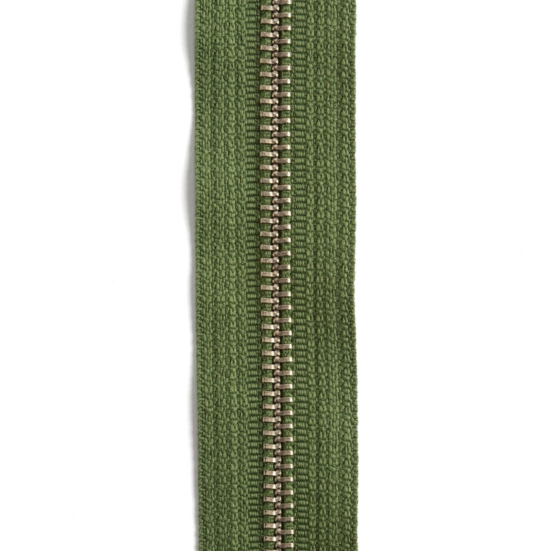 YKK #5 Nickel Plate Zipper Tape 6 ft. (1.8 m)