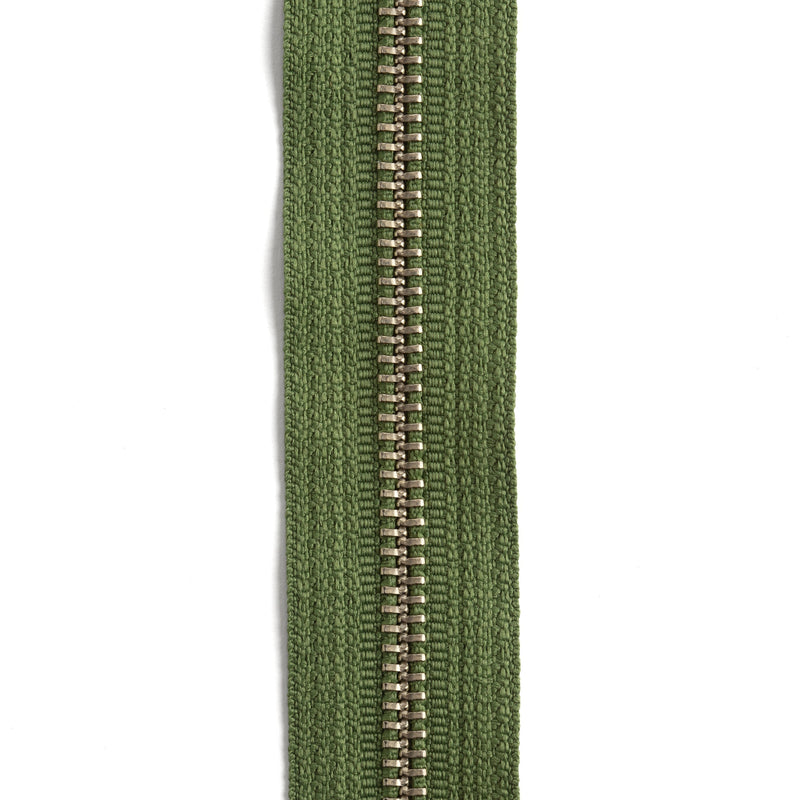 YKK #5 Nickel Plate Zipper Tape 6 ft. (1.8 m)