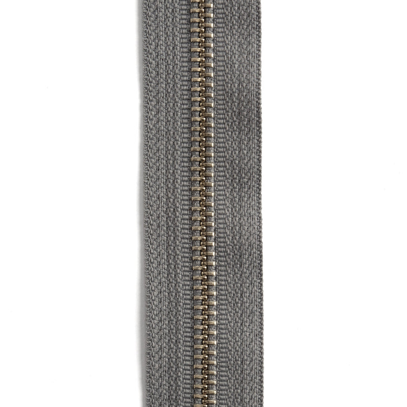 YKK #5 Nickel Plate Zipper Tape 6 ft. (1.8 m)