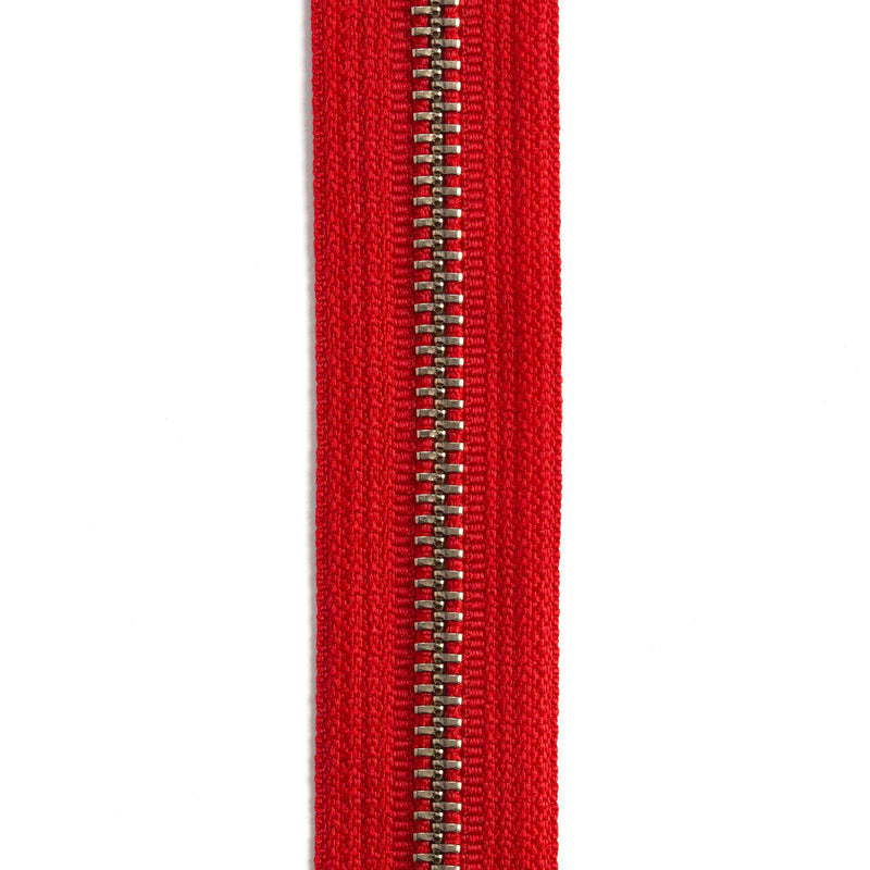 YKK #5 Nickel Plate Zipper Tape 6 ft. (1.8 m)