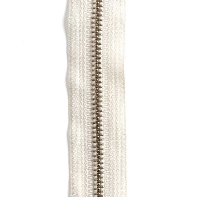 YKK #5 Nickel Plate Zipper Tape 6 ft. (1.8 m)