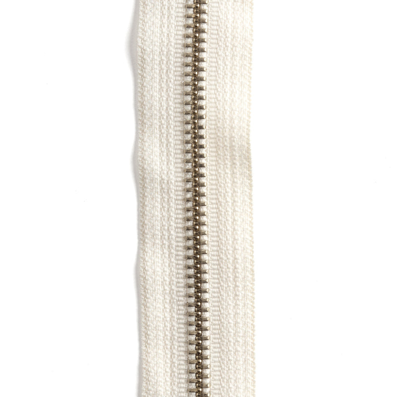YKK #5 Nickel Plate Zipper Tape 6 ft. (1.8 m)