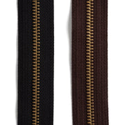 YKK #5 Brass Zipper Tape by the Yard