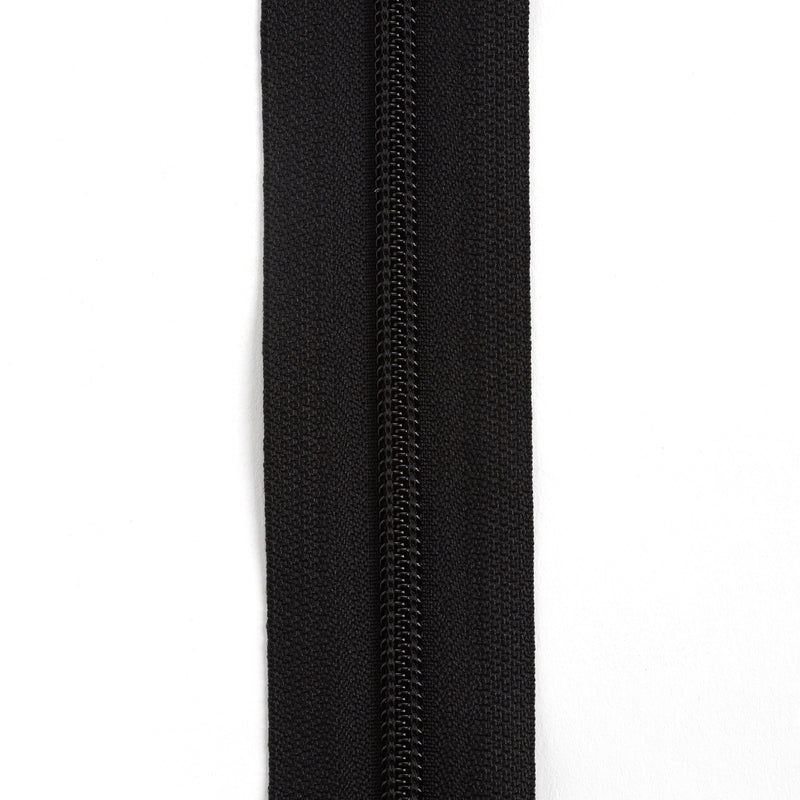 YKK #5 Black Nylon Zipper Tape 6 ft. (1.8 m)
