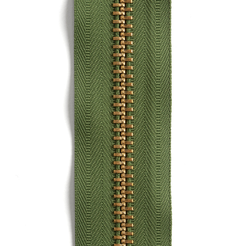 YKK #10 Brass Zipper Tape 6 ft. (1.8 m)