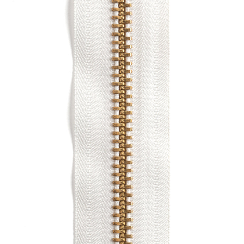 YKK #10 Brass Zipper Tape 6 ft. (1.8 m)