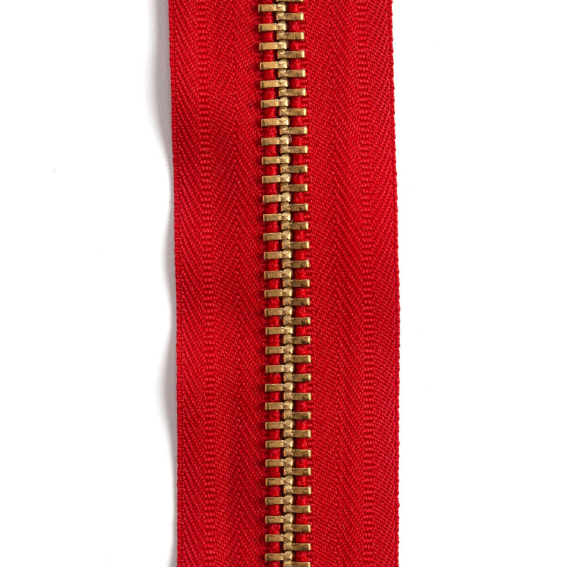 YKK #10 Brass Zipper Tape 6 ft. (1.8 m)