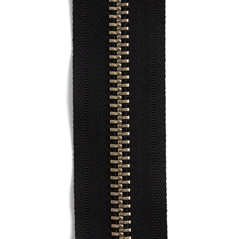 YKK #10 Nickel Plate Zipper Tape 6 ft. (1.8 m)