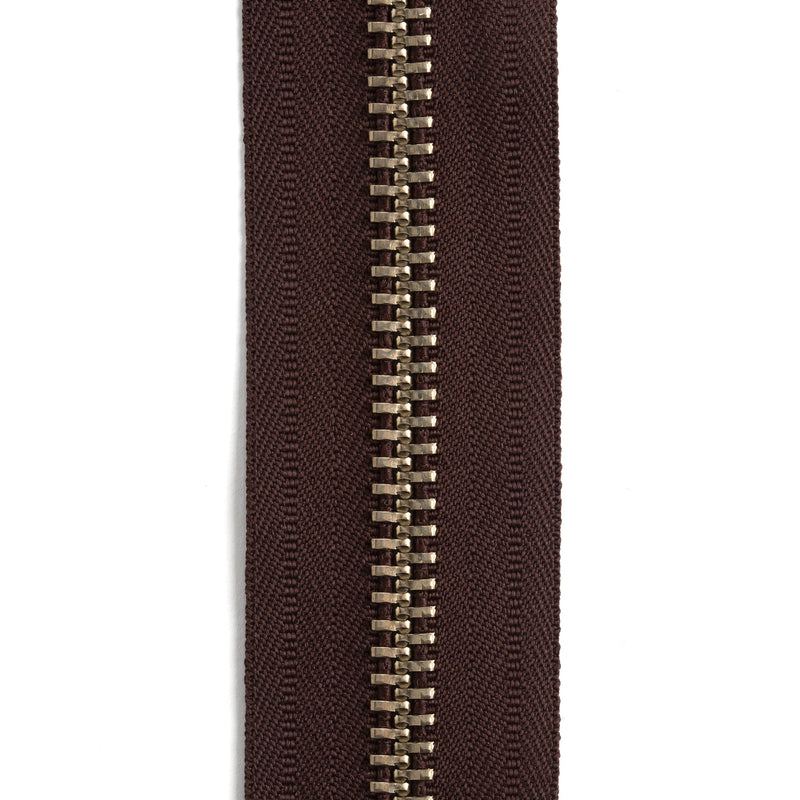 YKK #10 Nickel Plate Zipper Tape 6 ft. (1.8 m)
