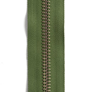 YKK #10 Nickel Plate Zipper Tape 6 ft. (1.8 m)