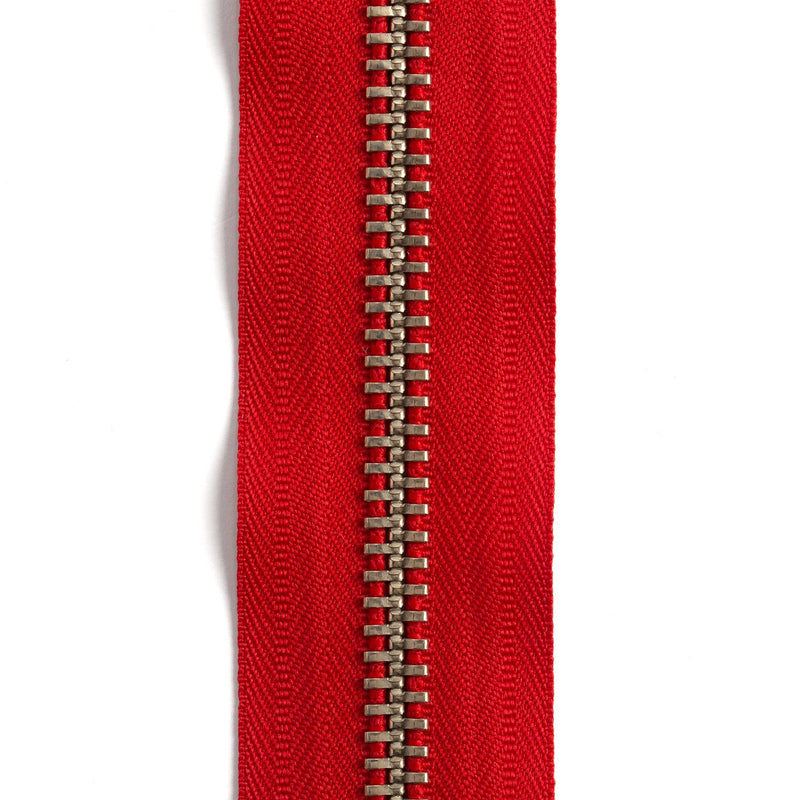 YKK #10 Nickel Plate Zipper Tape 6 ft. (1.8 m)