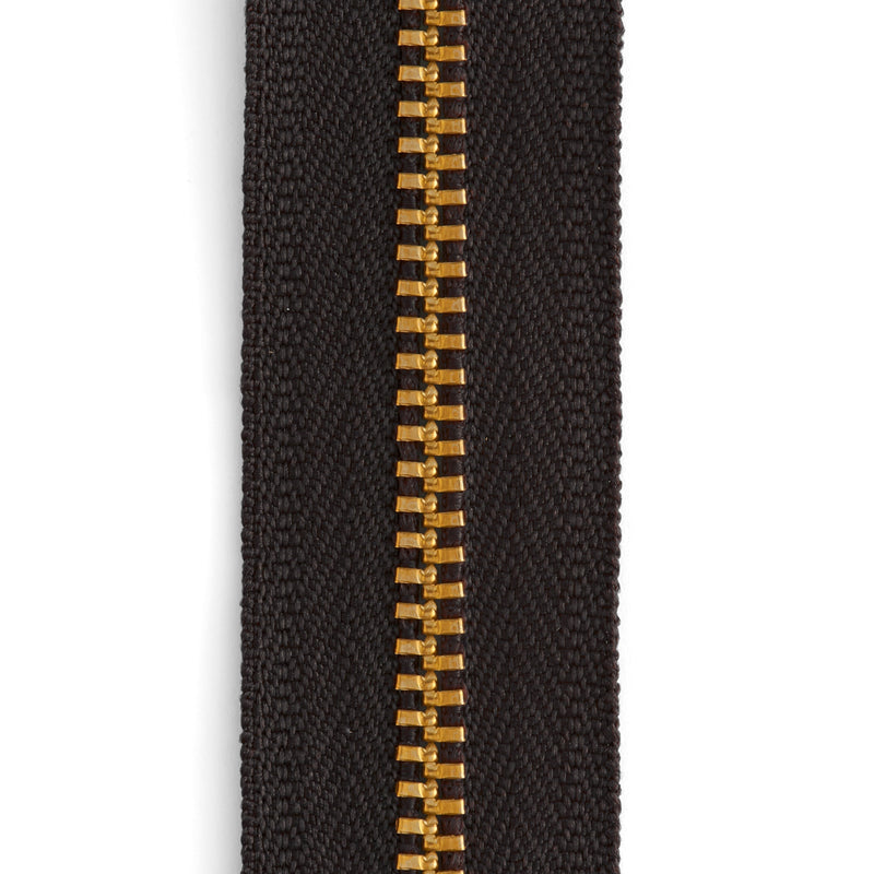 YKK #45 Brass Zipper Tape