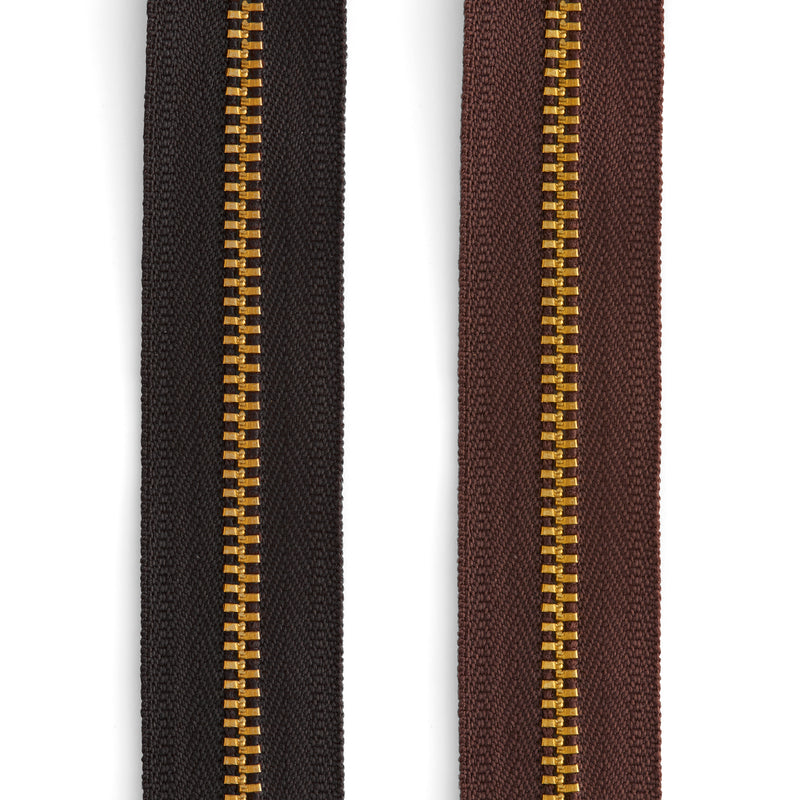 YKK #45 Brass Zipper Tape