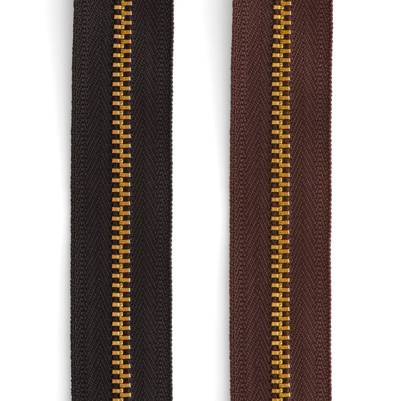 YKK #45 Brass Zipper Tape