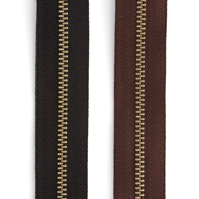 YKK #45 Nickel Zipper Tape