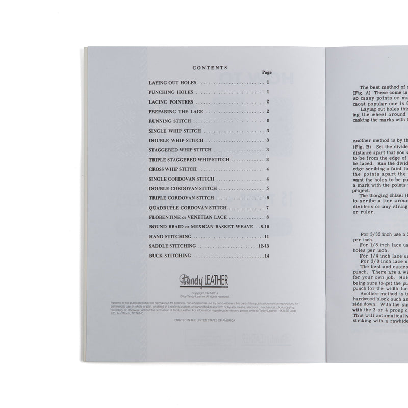 How To Lace Book