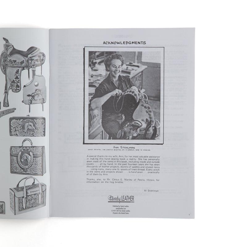 The Art Of Hand Sewing Leather Book