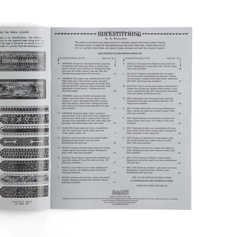 How To Buckstitch Book