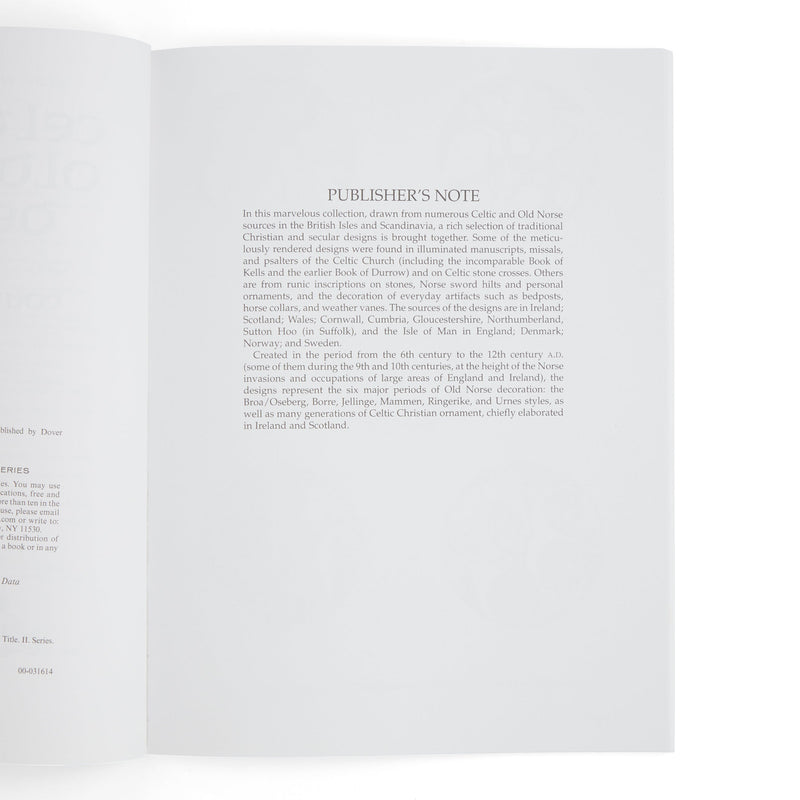 Celtic & Old Norse Designs Book