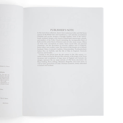 Celtic & Old Norse Designs Book