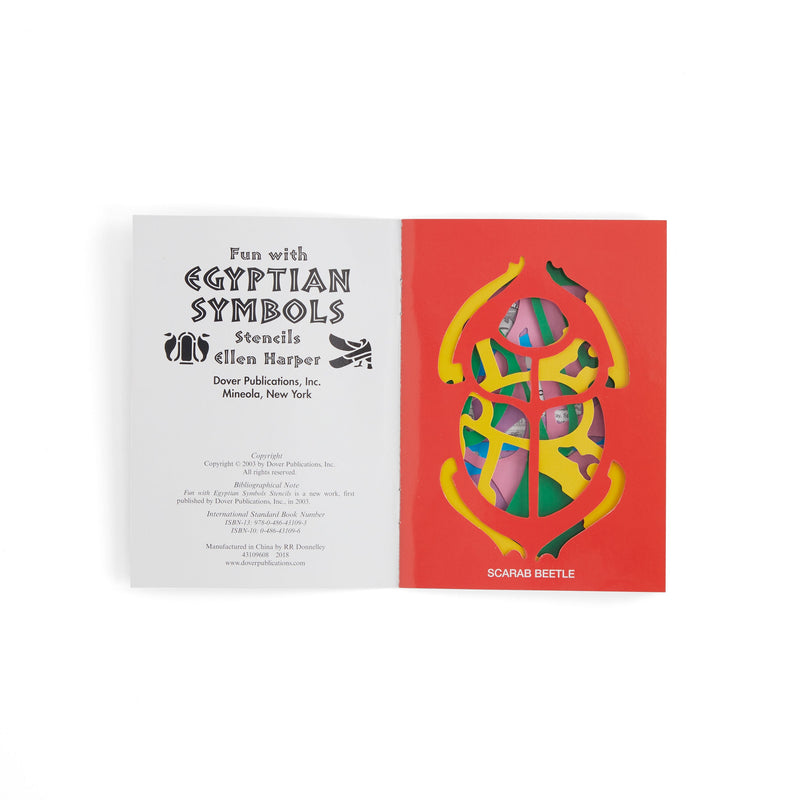 Fun with Egyptian Symbols Stencils Book