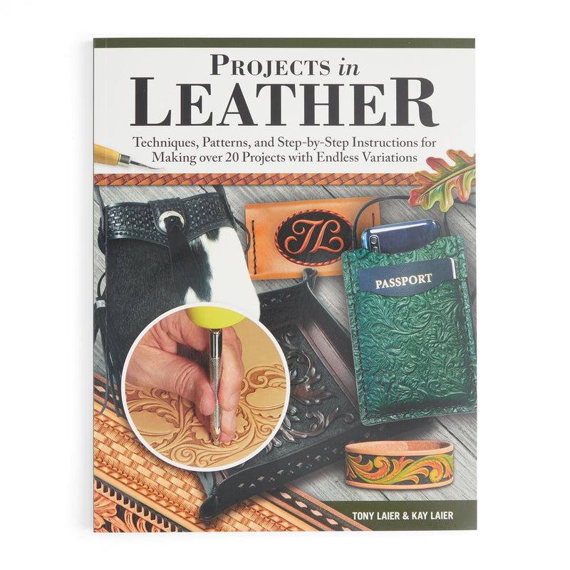 Projets dans le livre en cuir
