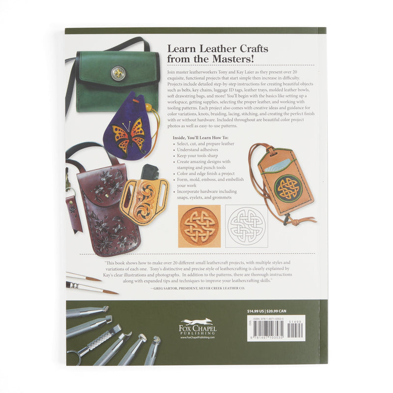 Projets dans le livre en cuir