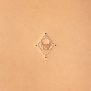 Craftool® Fleur-di-Lis Skull Stamp