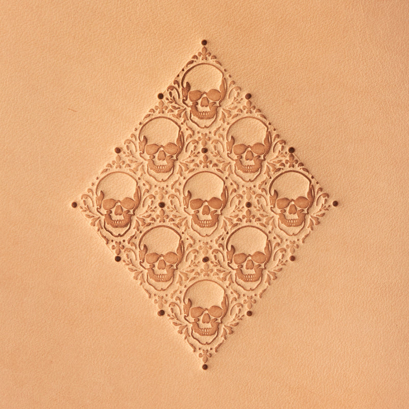 Craftool® Fleur-di-Lis Skull Stamp