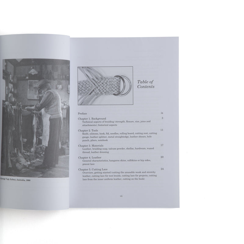 Braiding Fine Leather Book