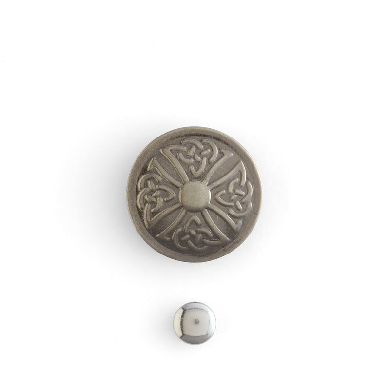 Celtic Stamped Steel Concho
