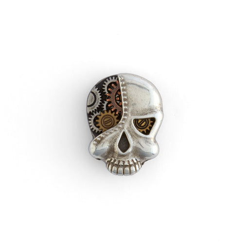 Gear Skull Head Concho