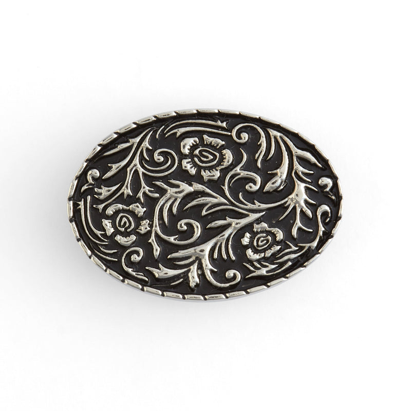 Oval Floral Concho - FINAL SALE