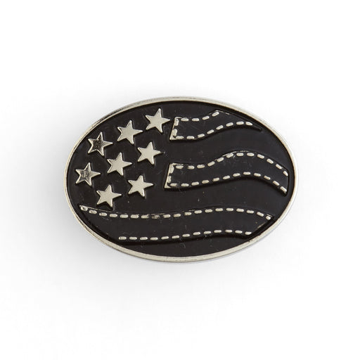 US Flag Oval Concho - FINAL SALE